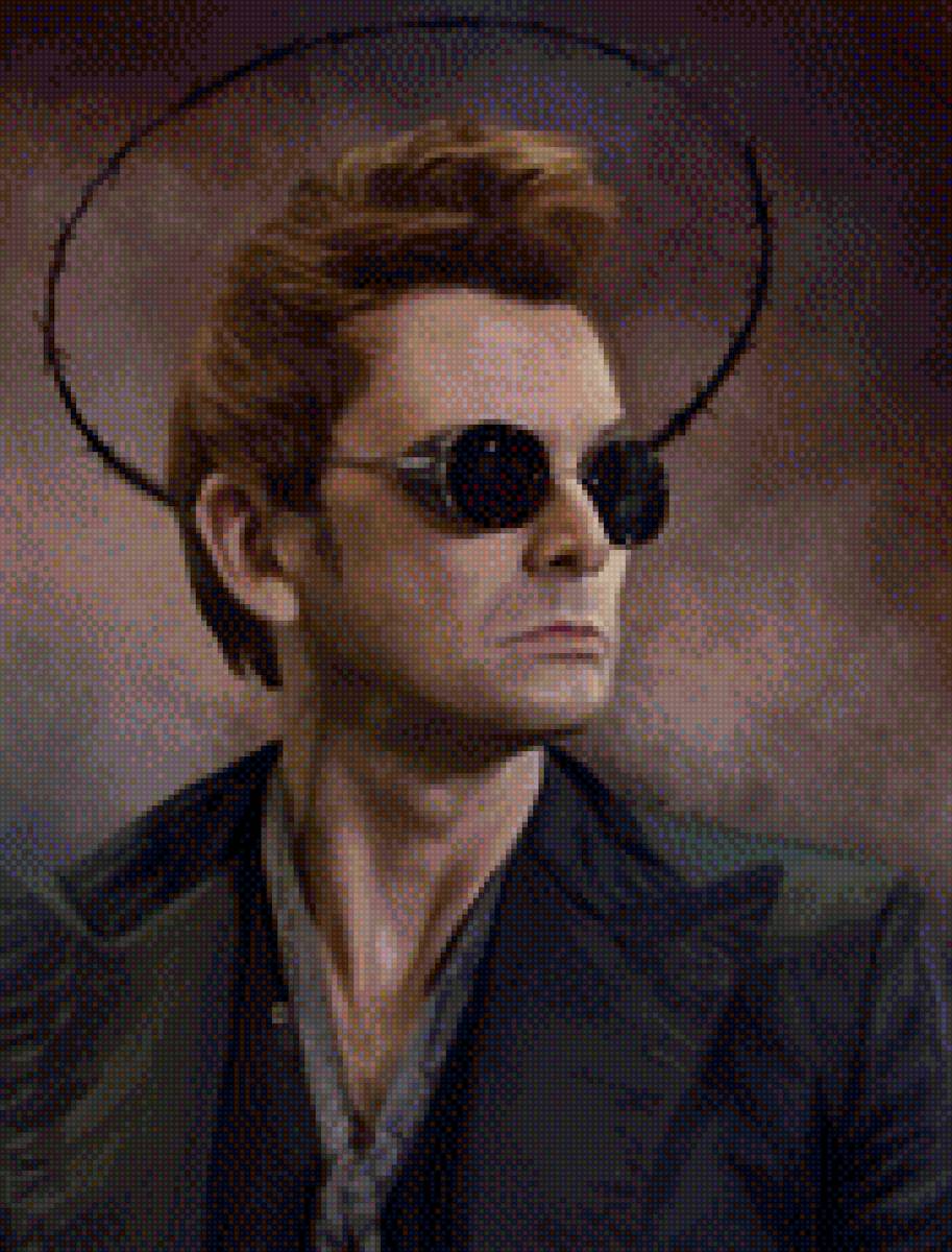 Кроули - азирафаэль, кроули, благие знамения, сериал, демон - предпросмотр