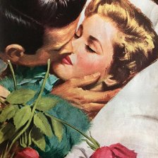 Схема вышивки «Kiss»