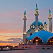 Схема вышивки «вечерняя мечеть»