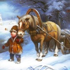 Схема вышивки «Мужичок с ноготок»