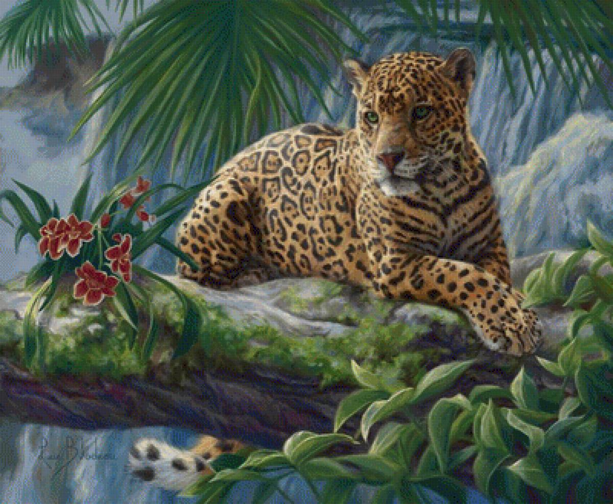 The Jaguar - by lucie bilodeau, дикие животные - предпросмотр