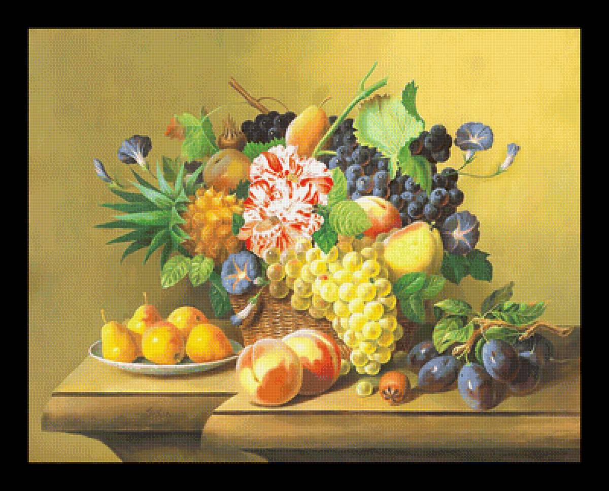 Фруктовый натюрморт. - кухня, натюрморт, фрукты - предпросмотр