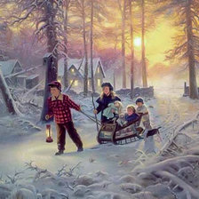 Схема вышивки «Through the Woods.»