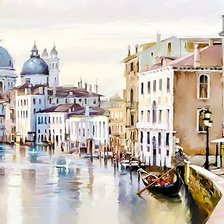 Оригинал схемы вышивки «Venice Canal.» (№1969039)