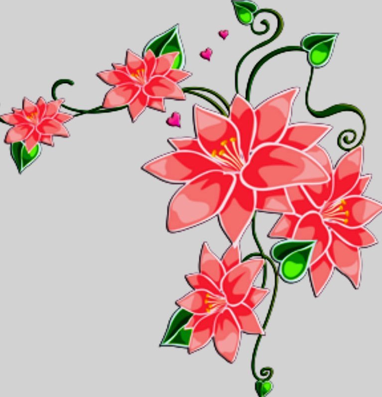 цветы - рамка - оригинал