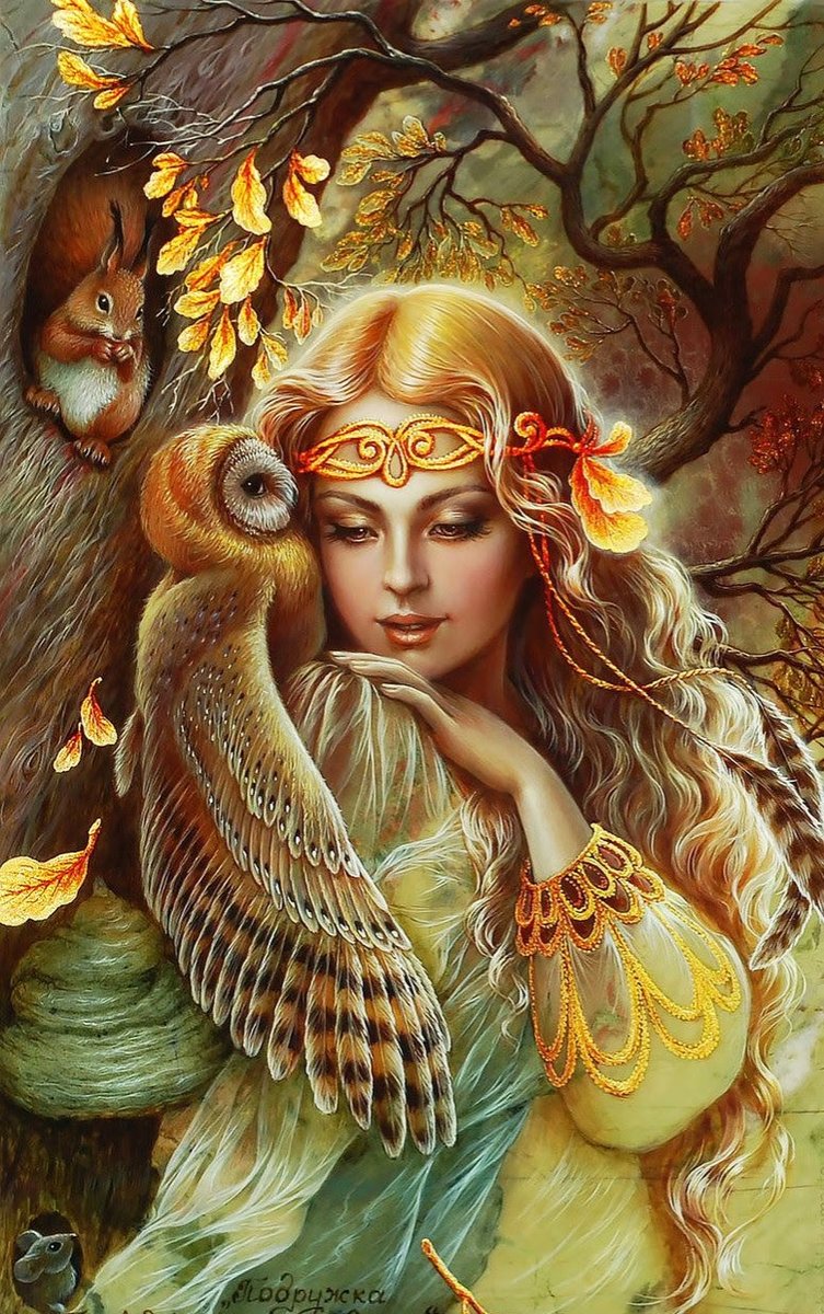 подружка осень - времена года - оригинал