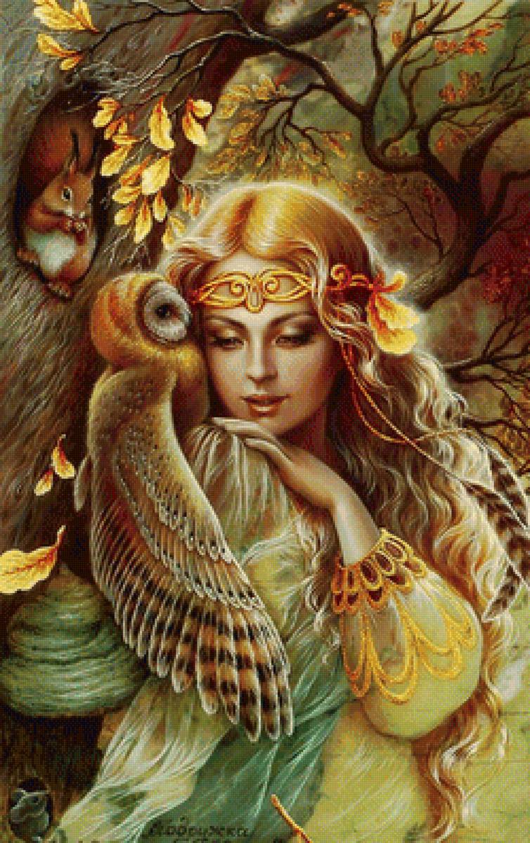 подружка осень - времена года - предпросмотр