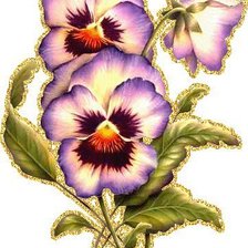 Оригинал схемы вышивки «цветы» (№1969483)