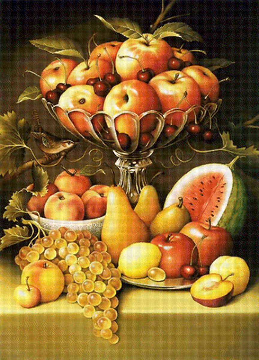 №1969648 - виноград, фрукты, натюрморт - предпросмотр