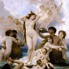 Схема вышивки «The Birth of Venus.»