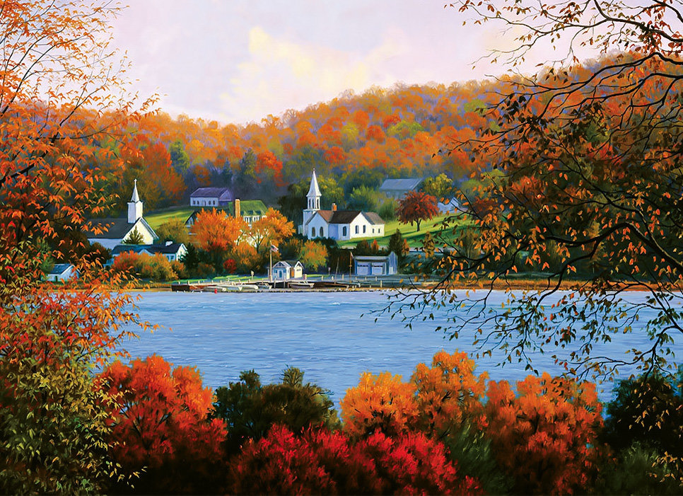 Window to the Past. - charles white art.landscape.scenarys. - оригинал