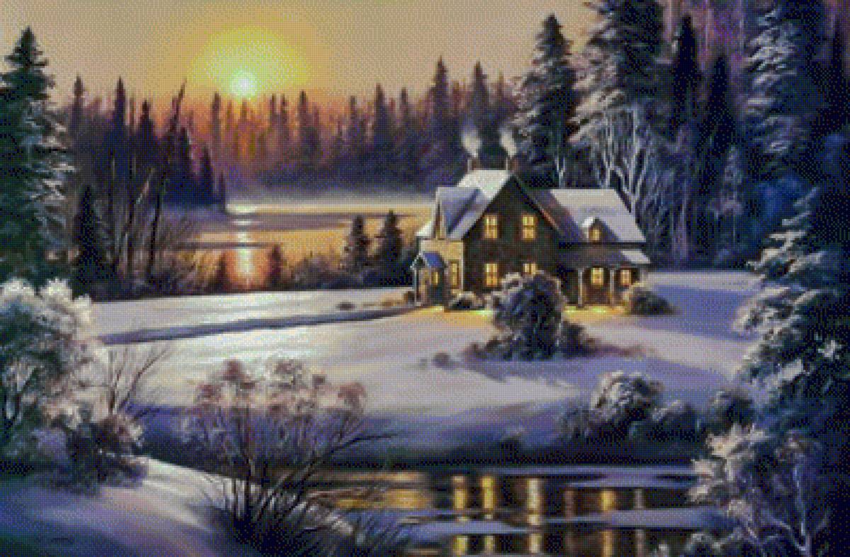 Winter has arrived. - snowscapes. - предпросмотр