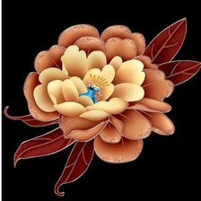 Схема вышивки «цветок»