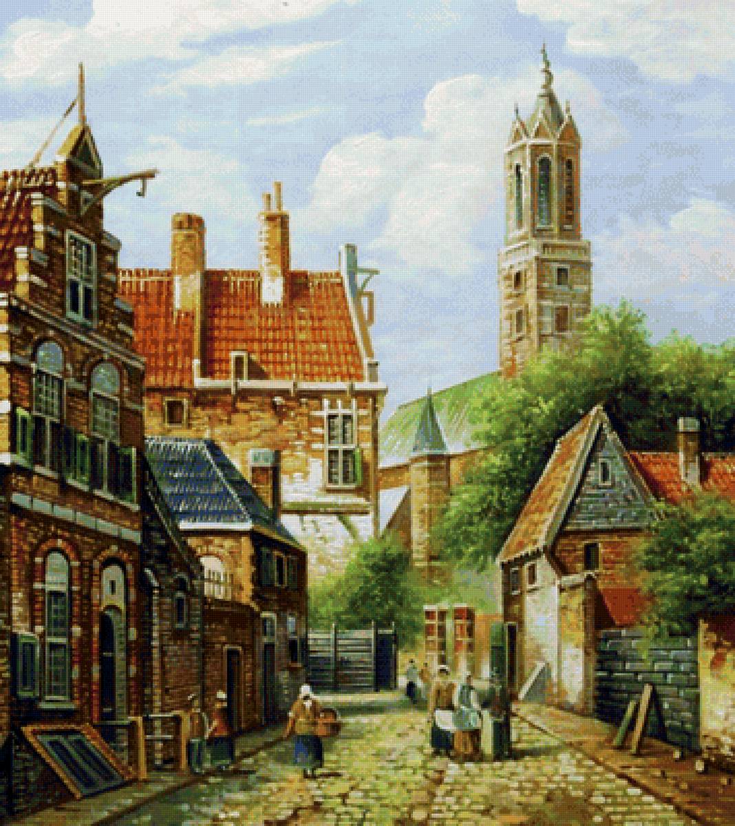 старый город - старый город, улочка, городской пейзаж - предпросмотр