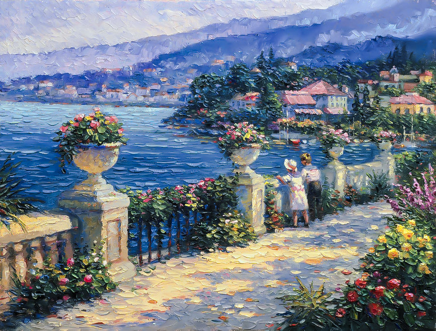 Captivating Charm. - ghambaro paintings. seascapes.children.flowers and gardens. - оригинал