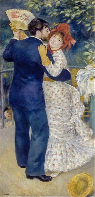 Country Dance. - pierre auguste renoir paints. - оригинал