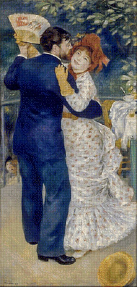 Country Dance. - pierre auguste renoir paints. - предпросмотр