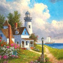 Схема вышивки «Сторож света»