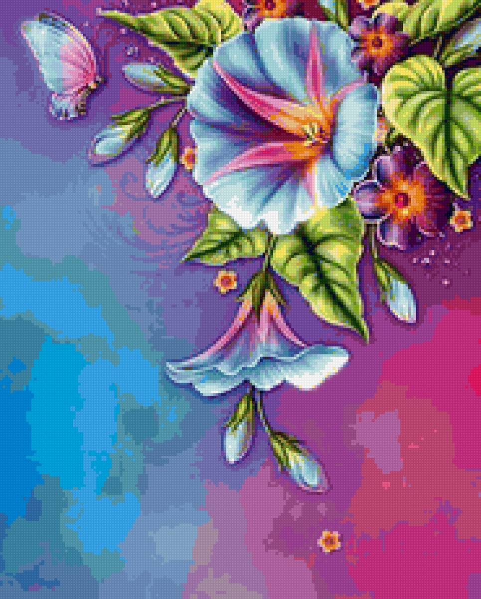 цветы - цветы, рамка - предпросмотр