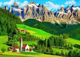 Доломити,Италия - пейзаж - оригинал