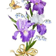 Схема вышивки «цветы»