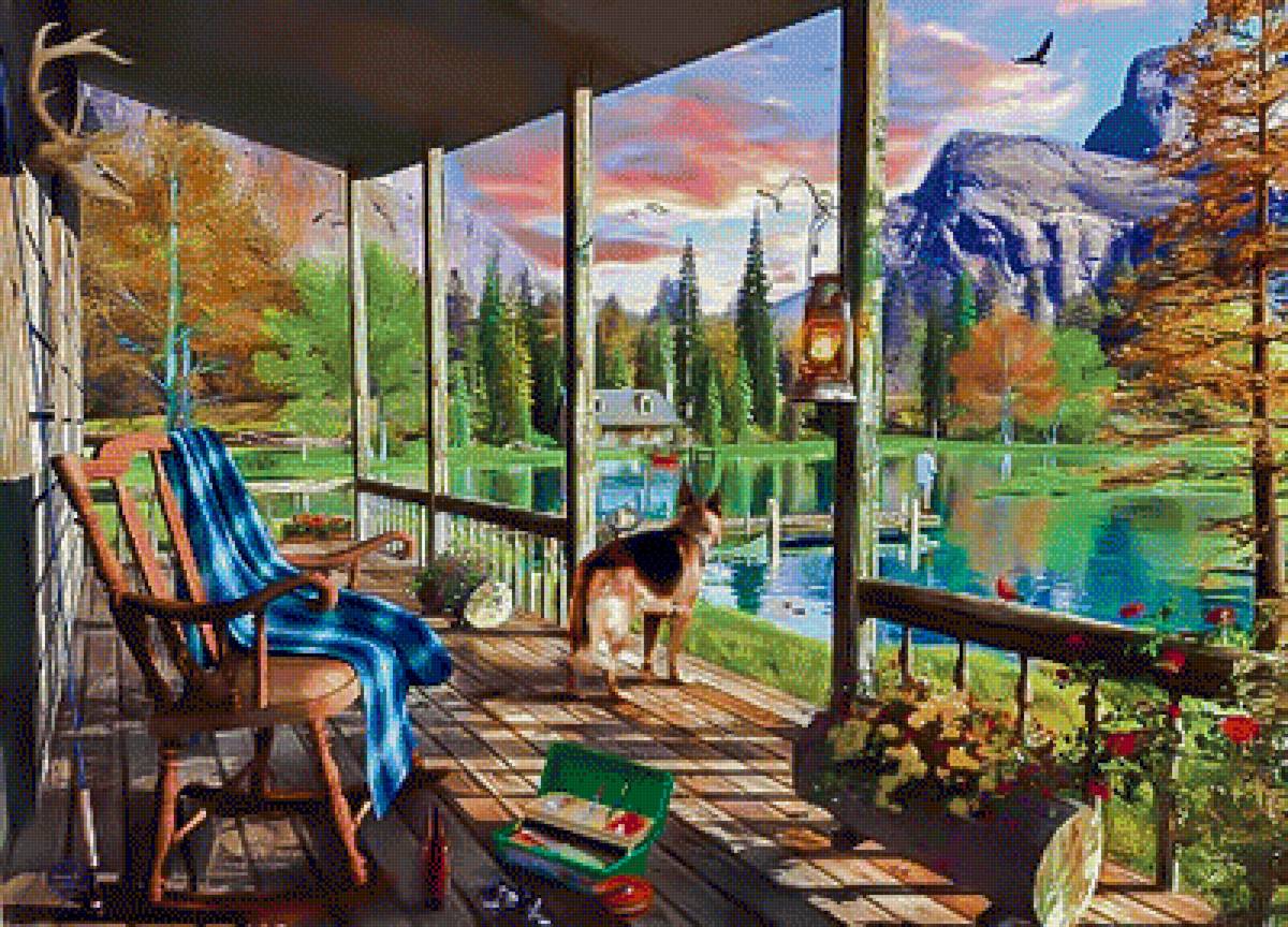 Sunset Ritual. - scenarys.people.animals.birds. - предпросмотр