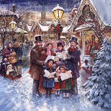 Схема вышивки «РОЖДЕСТВЕНСКИЕ КОЛЯДКИ»