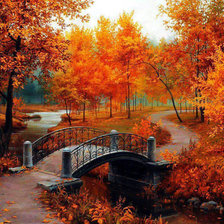 Схема вышивки «Золотая осень»