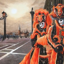 Схема вышивки «маски»