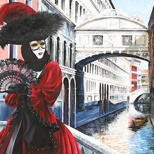 Схема вышивки «маска»