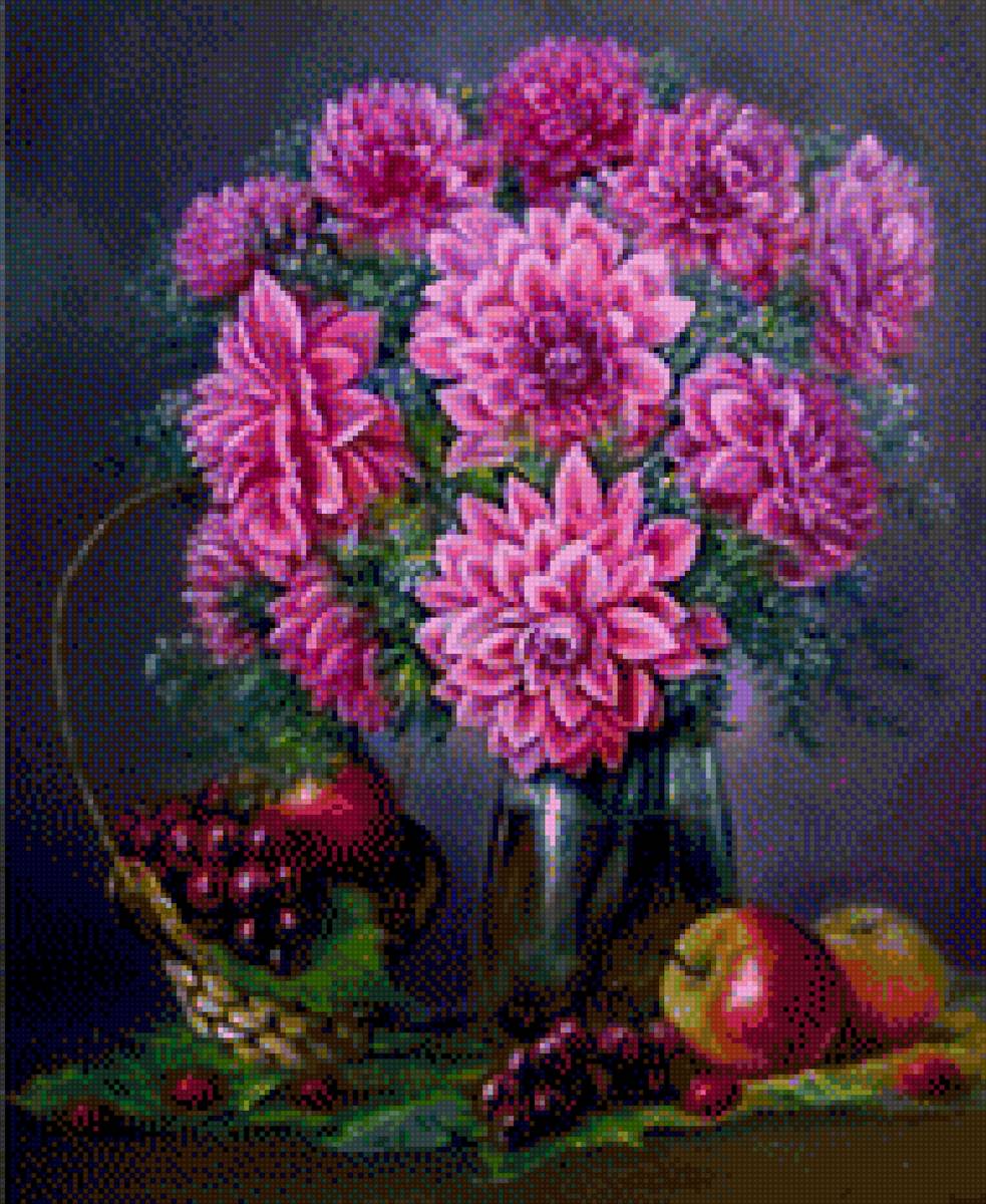 Натюрморт - цветы, натюрморт, пионы - предпросмотр