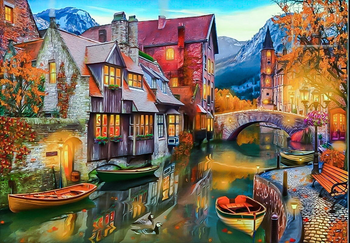 Canal from Home. - scenarys.birds. - оригинал