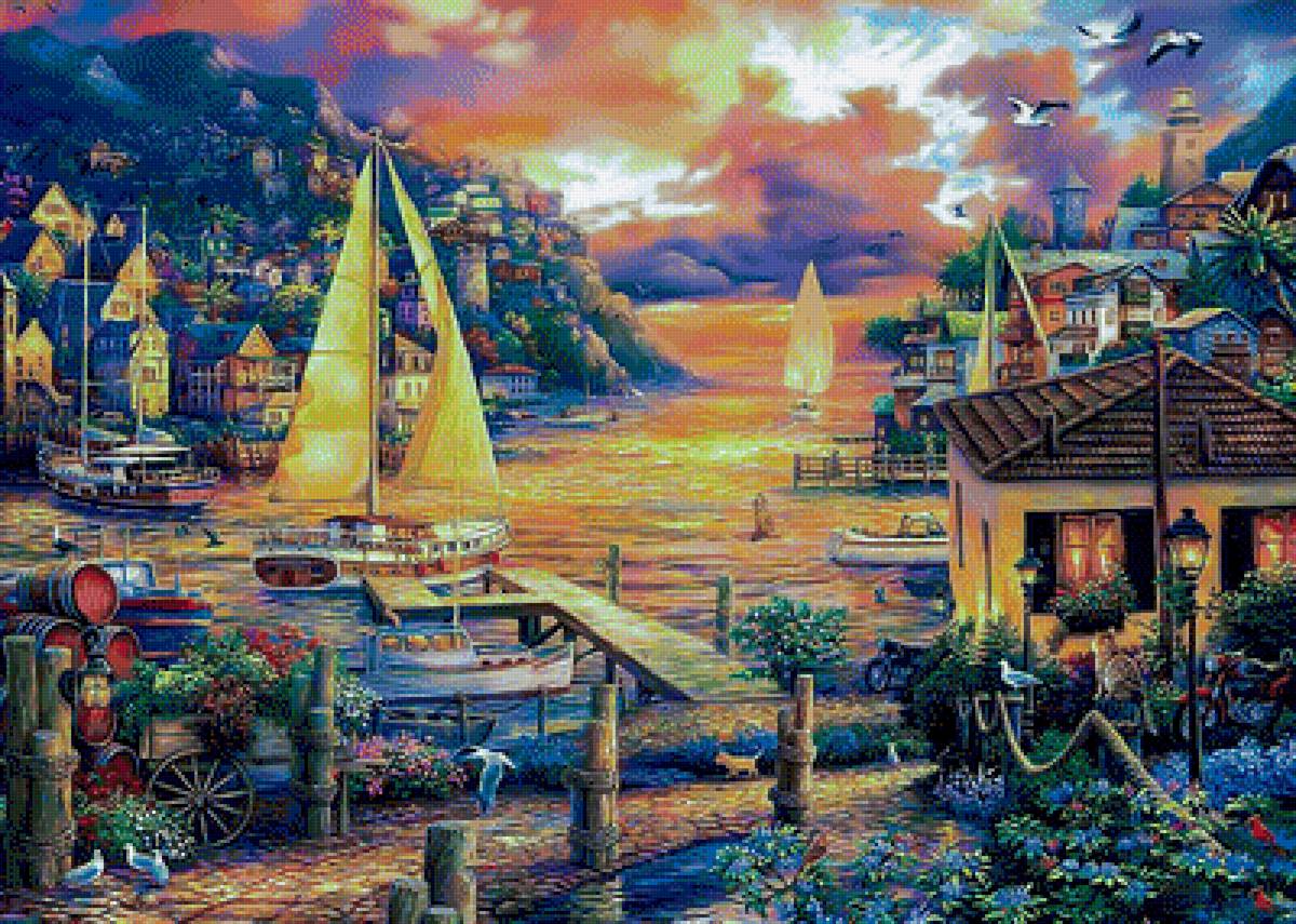 Catching Dreams. - chuck pinson painter.seascapes.birds.flowers and gardens. - предпросмотр