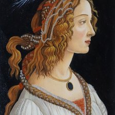 Схема вышивки «Ренесанс Портрет девушки»