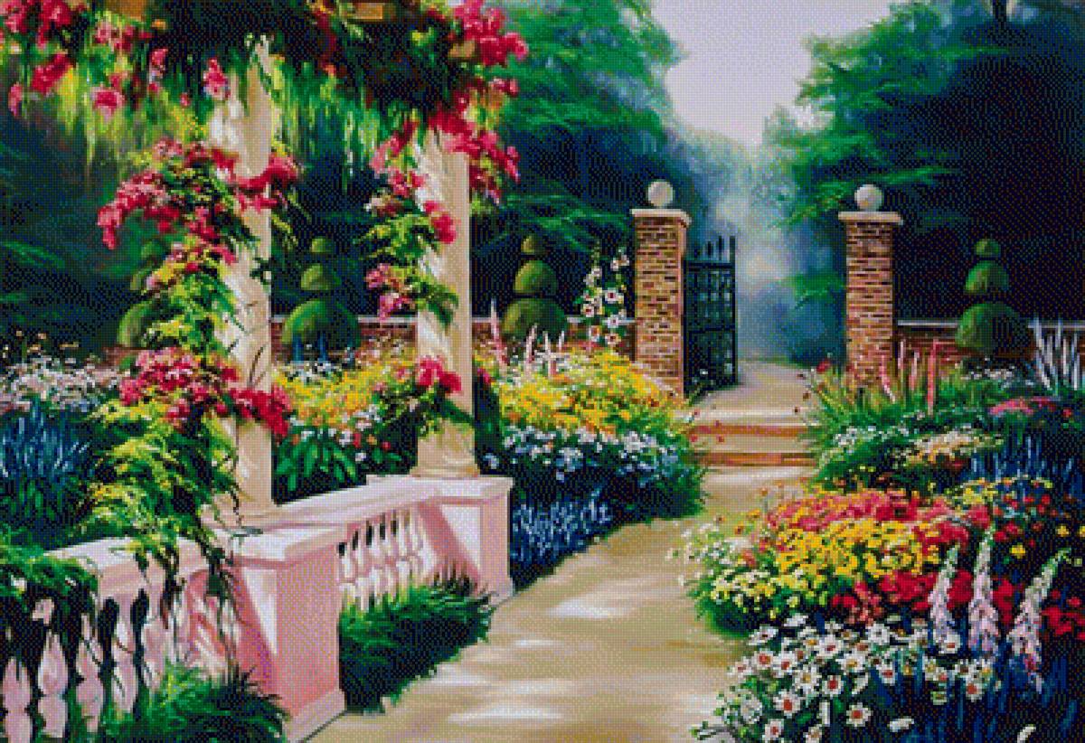 Eden Garden. - scenarys.flowers and gardens. - предпросмотр