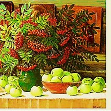 Схема вышивки «яблочный спас»