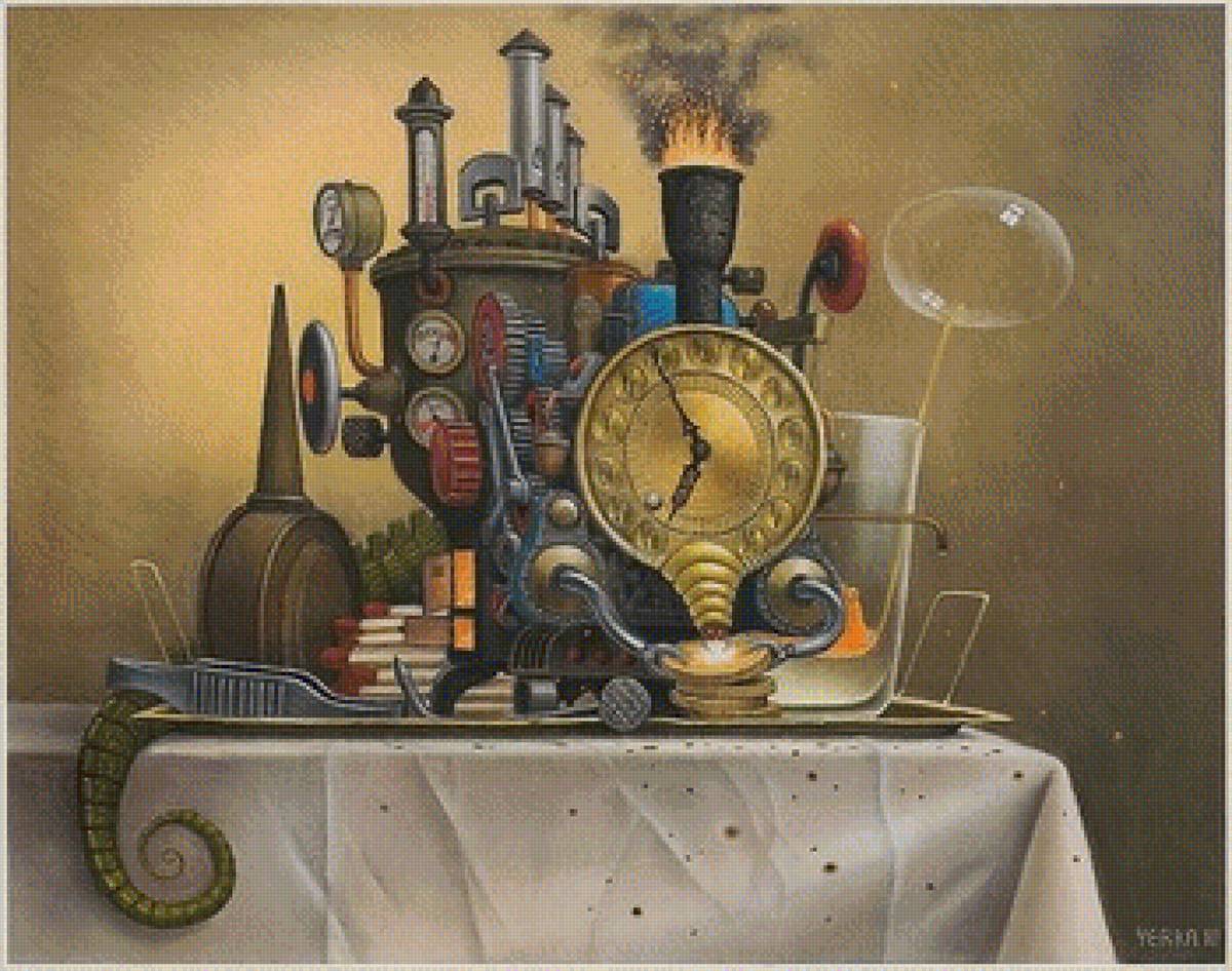 ЯЦЕК ЙЕРКА.ПАРОВОЙ БУДИЛЬНИК - интерьер - предпросмотр