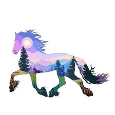 Схема вышивки «Лошадь»