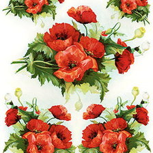 Схема вышивки «Маки»