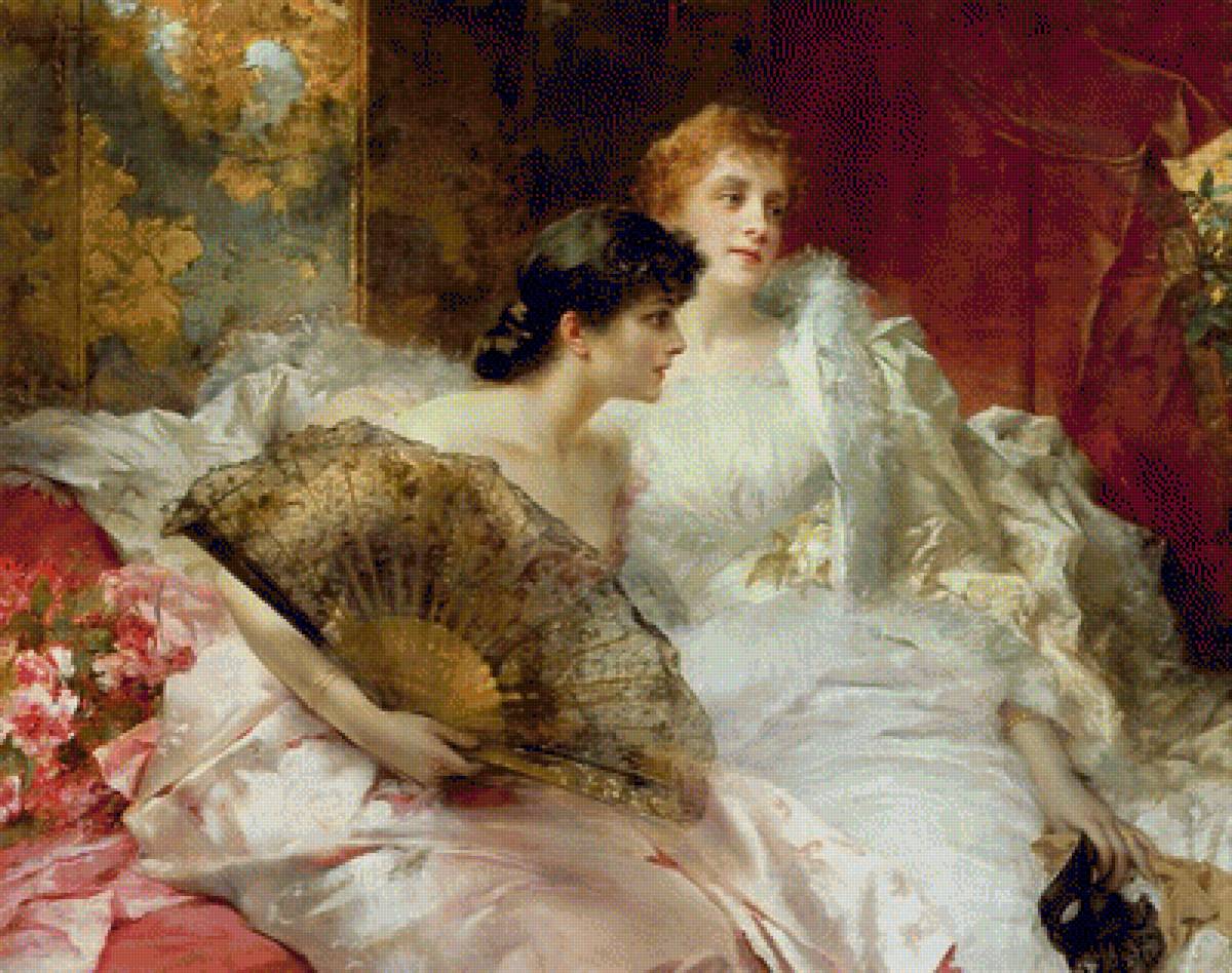 AFTER THE BALL - by conrad kiesel (1846-1921) - предпросмотр