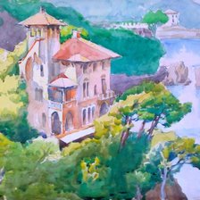 Схема вышивки «ВИЛЛА НА БЕРЕГУ»