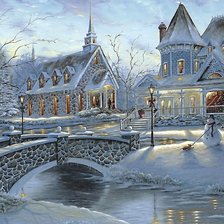 Схема вышивки «Рождество»