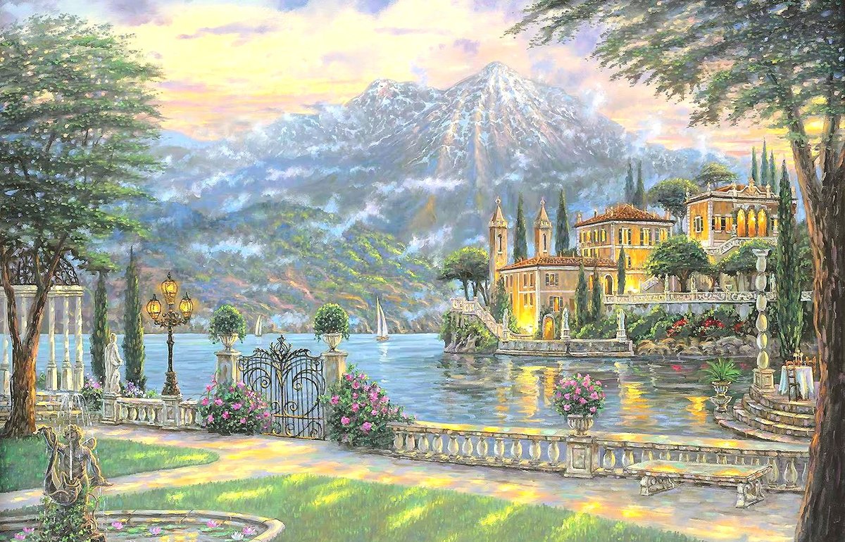 Вилла на озере Комо - оригинал