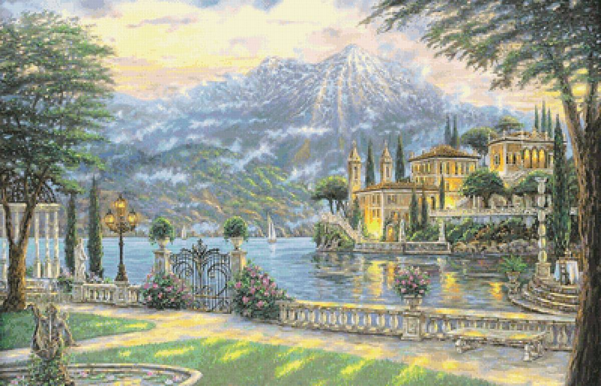 Вилла на озере Комо - предпросмотр