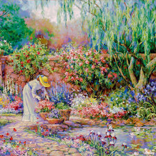 Схема вышивки «Your Garden.»