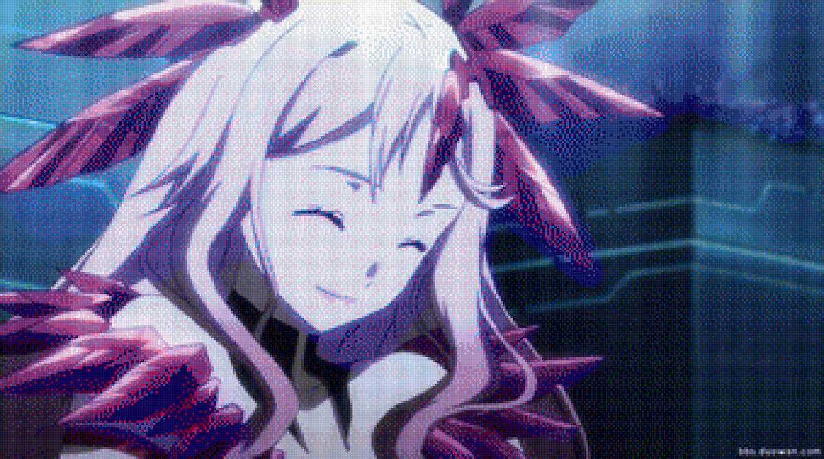 вышивка крестом манна ома корона грешника радость улыбка счастье - корона, манна ома, девочка, грешные, персонаж - предпросмотр