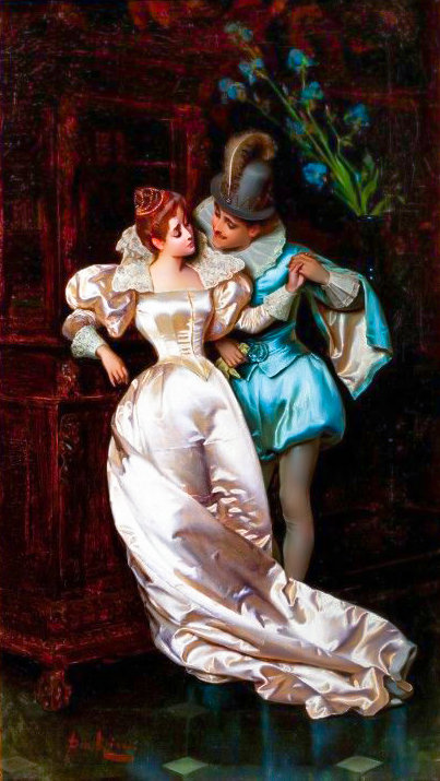 Соблазнительница - живопись, картина - оригинал