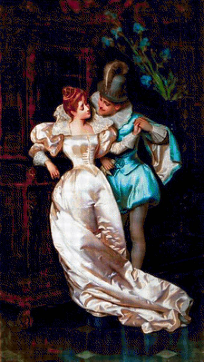 Соблазнительница - картина, живопись - предпросмотр