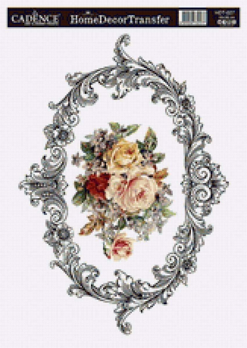 цветы - рамка - предпросмотр