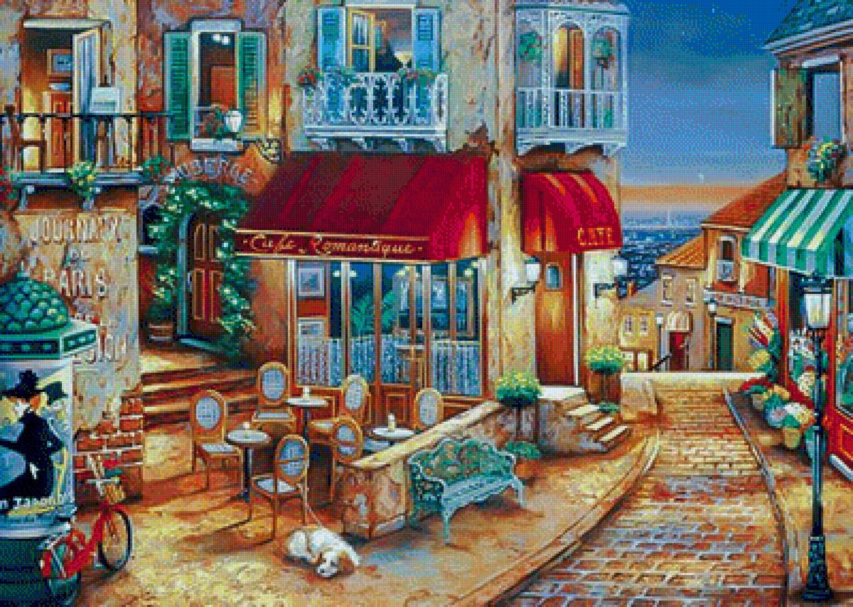 Cafe Romantic. - john p. o'brien paintings. scenarys.flowers and gardens.animals. - предпросмотр